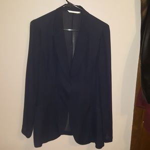 Sheer Chiffon Blazer by Elaine Kim